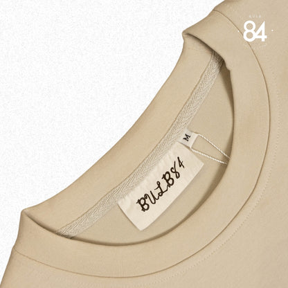 Oversized Fit Plain T-shirt - Khaki